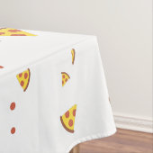 Grappig Retro Pepperoni Pizza Minimalistisch Patro Tafelkleed (Voorbeeld)