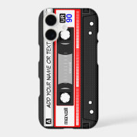 Grappig Retro Rode Muziek Cassettebandje Patroon