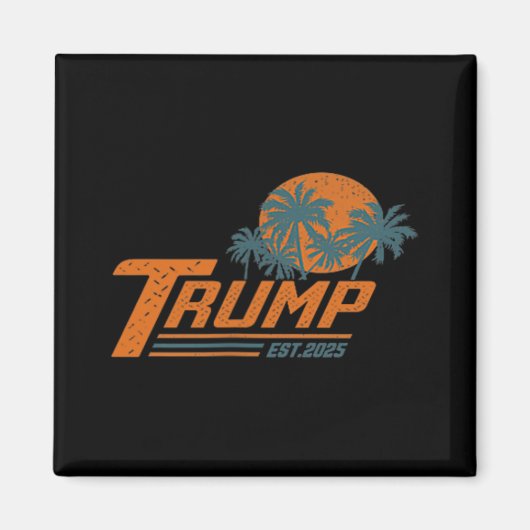 Grappig Retro  Shirt (2 Side) Amerika's Golf Magneet (Voorkant)