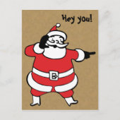 Grappig Retro Sinterklaas Briefkaart (Voorkant)