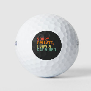 Grappig retro sorry ik zag een kat video grappig h golfballen