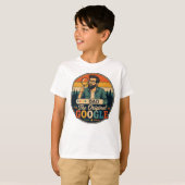 Grappig Retro T-Shirt voor Jongens voor Vaderdag (Voorkant volledig)