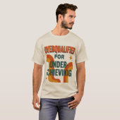 Grappig Retro T-shirt voor Smart Lazy People (Voorkant volledig)