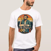 Grappig Retro Vaderdag Cadeau voor Slimme Vaders T-shirt (Voorkant)