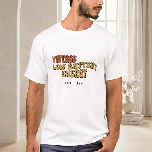 Grappig Retro Vintage Grafisch T-shirt | Gedisting