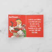 Grappig retro Xmas. (Binnen)