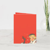 Grappig retro Xmas. (Achterkant)