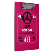 Grappig rijinstructeur cadeau klembord (Rechts)