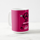Grappig rijinstructeur cadeau koffiemok (Voorkant links)
