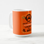 Grappig rijinstructeur cadeau koffiemok (Voorkant links)