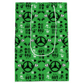 Grappig rijinstructeur cadeau medium cadeauzakje (Achterkant)