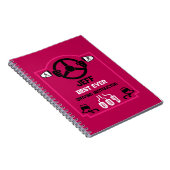 Grappig rijinstructeur cadeau notitieboek (Rechterzijde)
