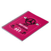 Grappig rijinstructeur cadeau notitieboek (Linkerzijde)