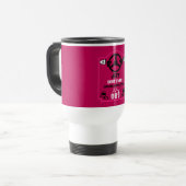 Grappig rijinstructeur cadeau reisbeker (Voorkant links)