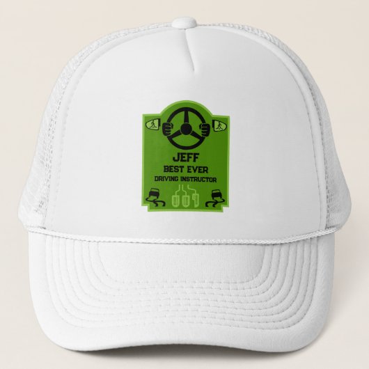 Grappig rijinstructeur cadeau trucker pet (Voorkant)