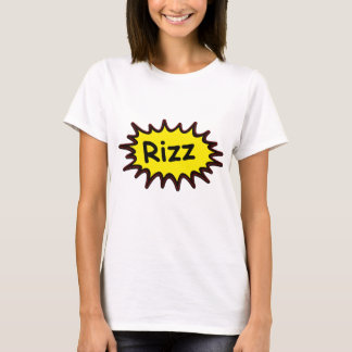 Grappig ‘Rizz’ Dames Wit T-shirt - Gen Z Humor,