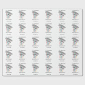 Grappig Rock Klimboeket Cadeaupapier (Vlak)