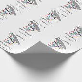 Grappig Rock Klimboeket Cadeaupapier (Hoek)