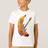 Grappig Rock’n’Roll Banaan T-Shirt (Voorkant)