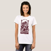 Grappig  Rockabilly Skelet T-shirt (Voorkant volledig)