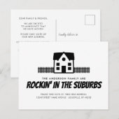 Grappig Rockin' in de buitenwijken We hebben verhu Aankondigingskaart (Voorkant / Achterkant)