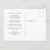 Grappig Rockin' in de buitenwijken We hebben verhu Aankondigingskaart (Achterkant)