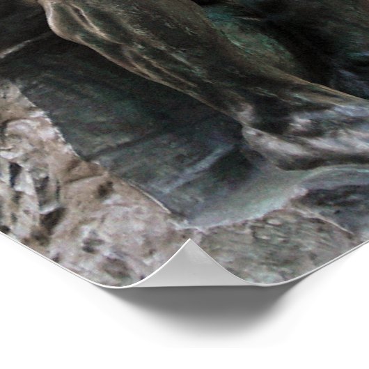 Grappig Rodin's dikkere beeld - waar zijn mijn sle Poster (Hoek)