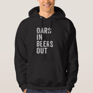 Grappig Roeien Shirt Oars in Beers Out Rower Beer