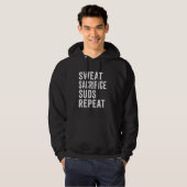 Grappig Roeien Shirt Werk Hard College Roeier Craf (Voorkant volledig)