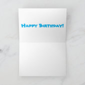 Grappig roeiend pelicans cartoon illustratie kaart (Binnen)