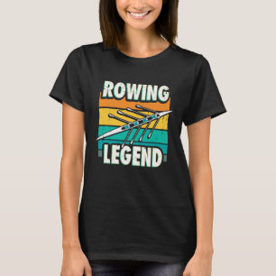 Grappig roeiontwerp roeier cadeau Kerstmis verjaar T-shirt