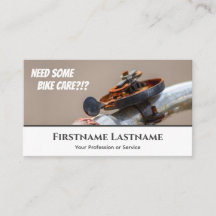 Grappig roestende fietsbel voor fietsenreparatiewi