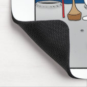 Grappig roken in Space Cartoon Cadeaus Muismat (Hoek)