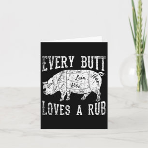 Grappig Roken Vlees Bacon Lover BBQ Chef Gift Rook Kaart