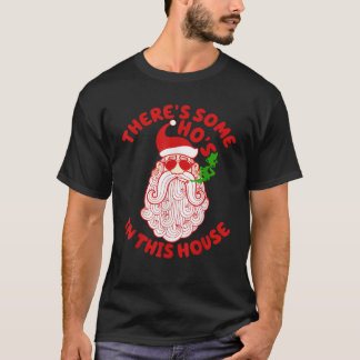 Grappig Roken Wiet Kerstman Kostuum Mannen Wom T-shirt