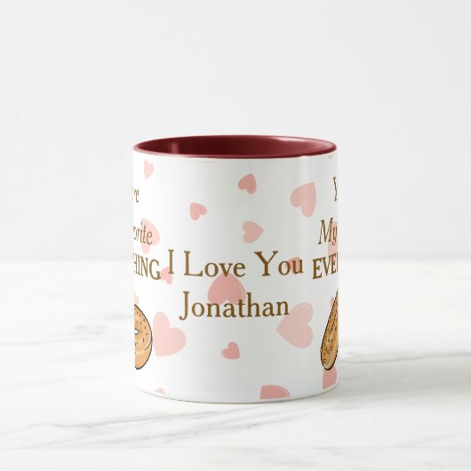 Grappig romantisch, je bent mijn favoriet mok (Midden)