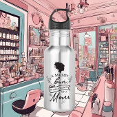 grappig rommelig broodje Moeder woord kunst Waterfles