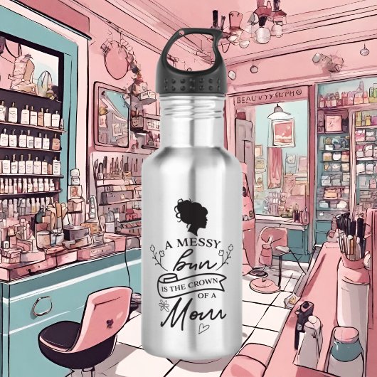 grappig rommelig broodje Moeder woord kunst Waterfles