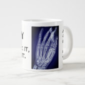 Grappig"röntgenfoto. Als je het breekt, nemen we h Grote Koffiekop (Voorkant rechts)