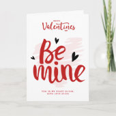 Grappig rood ben ik valentijn vriendje cadeau feestdagen kaart (Voorkant)