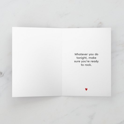 Grappig rood ben ik valentijn vriendje cadeau feestdagen kaart (Binnen)