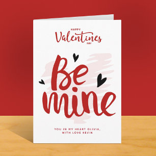 Grappig rood ben ik valentijn vriendje cadeau feestdagen kaart