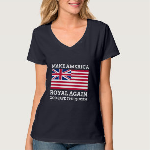 Grappig Rood Blauw Maak Amerika Koninklijk Again K T-shirt