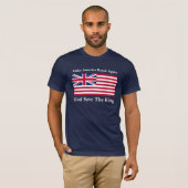 Grappig Rood Blauw Wit Maak Amerika weer Koninklij T-shirt (Voorkant volledig)