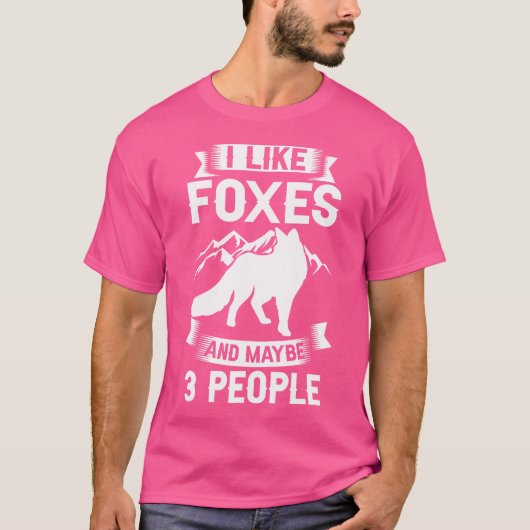 Grappig Rood Schattige Sinaasappel Fennec Foxes T-shirt (Voorkant)