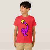 grappig rood shirt (Voorkant volledig)