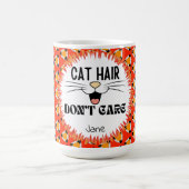 Grappig Rood Sinaasappel Zwart Kat Lover Koffiemok (Center)