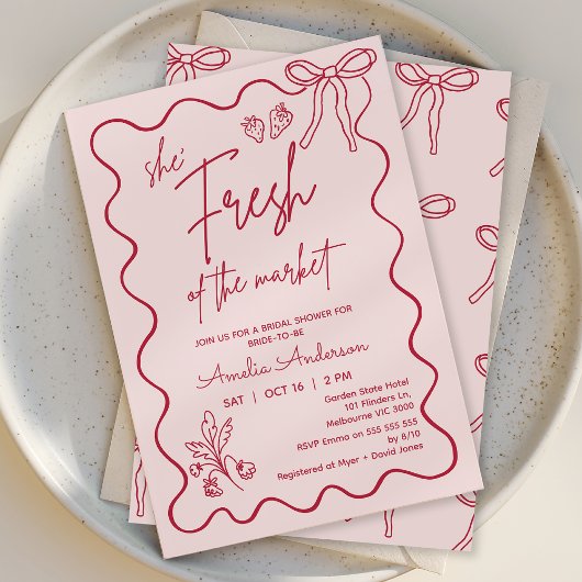 Grappig rood vers uit de markt Vrijgezellenfeest Kaart