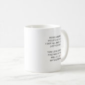Grappig Roos zijn rood gedicht Valentijns Vriendin Koffiemok (Voorkant rechts)