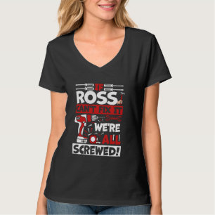 Grappig Ross. Als Ross het niet kan oplossen, zijn T-shirt